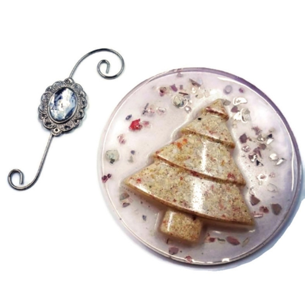 Bahama Beach Pink Sand Christmas Tree Ornament